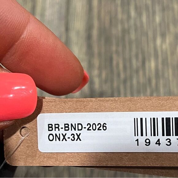 NWT Skims Fits Everybody Bandue Stretch Strapless Pullover Onyx Size 3X - Picture 2 of 4